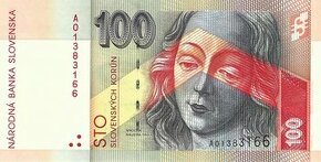 100 Sk 2004 A, bankovka, Slovenská republika, UNC - 1