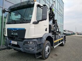 MAN 4x4 TGM 18.290 NOSIČ KONTEJNERU + RUKA HIAB