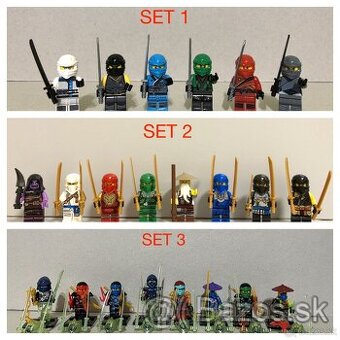 Figúrky Ninjago (8 a 10ks) typ lego - nové, nehran