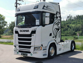 Prodám tahač návěsů SCANIA S540 EURO 6 D RET. dvouokr. hydr. - 1