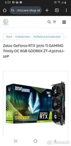 Zotac GeForce RTX 3070 Ti GAMING

