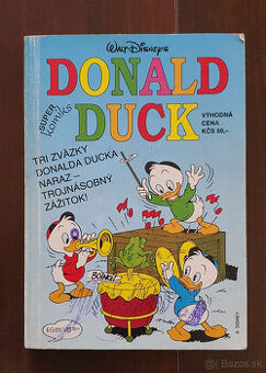 (Rezervované) Komiks - Donald Duck 3 zväzky v jednej knihe