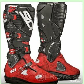 MX Cizmy Sidi Crossfire 3 SRS cervene