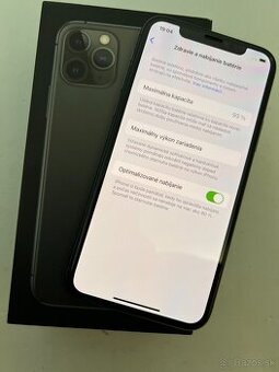 IPHONE 11 PRO SPACE GRAY 256GB ZÁRUKA - VEĽMI PEKNÝ STAV