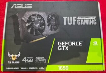 Asus TUF Gaming GeForce GTX1650 4GB GDDR5 komplet krabica