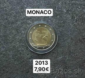 Monako - Pamätná 2€ minca 2013