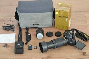 Nikon D5500 - wifi - dotyk. display - nafotene len 9 tisic