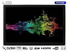 Prenosná LED digitálna LCD TV, NVOX DVB16T - 1