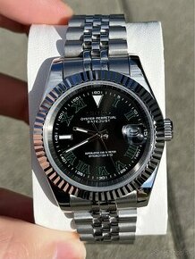 Seiko mod Datejust Wimbledon Black - 1