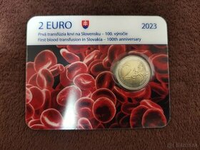 Slovensko 2 euro BU karta 1/2023.