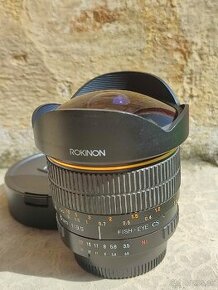 Rokinon - fish eye CS, 8 mm