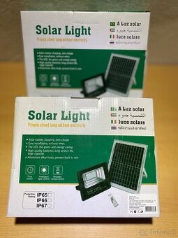 Solarna led lampa 200w  s diaľ ovladačom