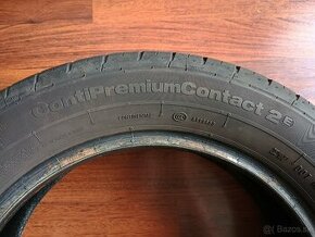 4 letné pneumatiky 205/55R16 = 2 ks Continental + 2 Kleber