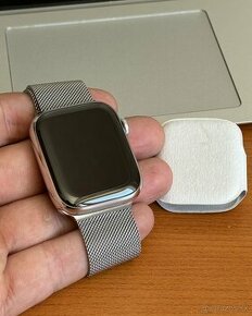 Apple Watch 9 45mm Stainless Steel GPS LTE 100% zdravie