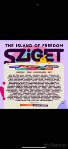 Sziget festival-2x celotýždenné vstupenky