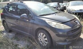 PEUGEOT 207 SW 1.4 2007 predám MOTOR 8FS, PREVODOVKA,DVERE,