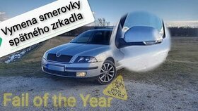 Dynamická led smerovka sp. zrkadla Octavia 2 predfacelift