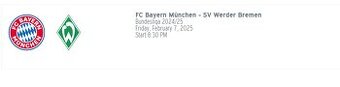 FC Bayern München - SV Werder Bremen