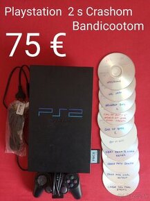 Playstation 2 s Crashom Bandicootom.