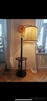 Art deco original lampa so stolikom