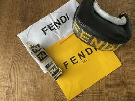 fendi kožená kabelka čierna - 1