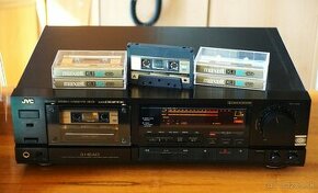 JVC TD V 711 SUPER DIGIFINE Tape Deck včetně 4xMaxell XL II