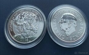 Anglicko Morgan Le Fay 1oz 2024 investicne striebro