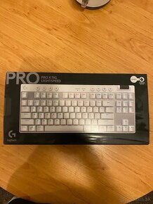 Logitech G PRO X TKL Lightspeed Tactile, biela