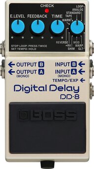 Delay BOSS DD-8, chorus BOSS CH-1 a overdrive BOSS SD-1 - 1