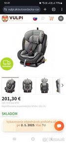 CARETERO ARRO 0-36kg (Isofix, polohovateľná, otočná)