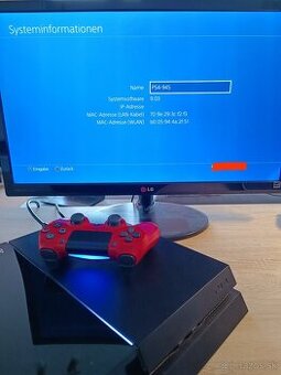 Playstation 4 na Jailbreak Ovladac a kable