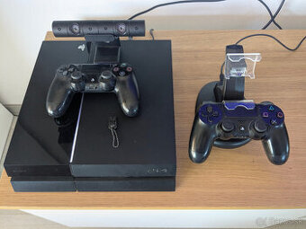 PS4 Hen 9.00 + 2 ovládače + kamera