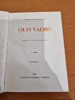 QUO VADIS rok vydania 1948, 2.vydanie