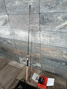 Prívlačový prút DAIWA 210cm delička,naviják Daiwa fuego 2500 - 1