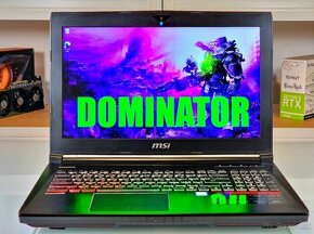 Herný notebook MSI DOMINATOR | ZÁRUKA | GTX 1070 8GB | 16GB