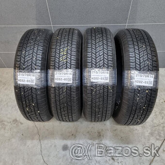 Letné pneumatiky 215/70 R16 YOKOHAMA DOT3816