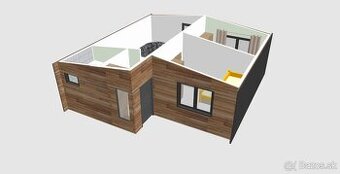 Predám tiny house, skladačka,  50m2. - 1