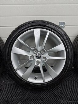 Originál hliníkové disky škoda 225/45 R17, 5x112