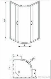Predám sprchový kút