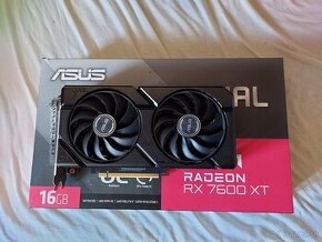 Predám Asus Dual RX 7600 XT OC 16GB GDDR6 Záruka