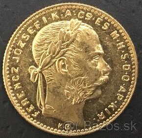 8 Zlatník/20 Frank 1889 KB FJI