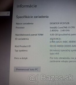 Predam notebook znacky packard bell