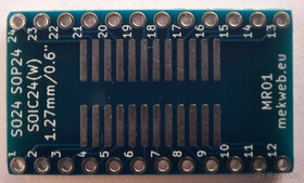 Adaptery pre integrovane obvody SDIP, TSSOP - DIP (hobby)