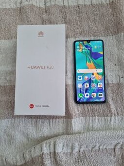 Huawei P30 modry 6/128gb dual sim v zachovalom stave az na j