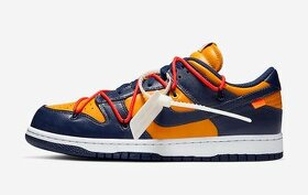 Nike dunk x off white “dark blue&yellow”