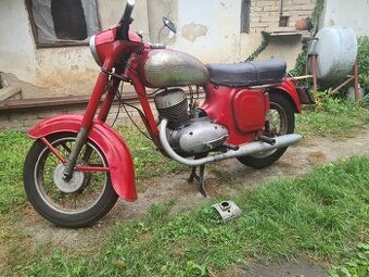 Jawa 250 typ 559 rv 67 platne doklady biele spz - 1