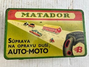 Plechové retro krabičky Matador - 1