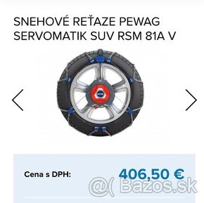 Predám snehove retaze PEWAG