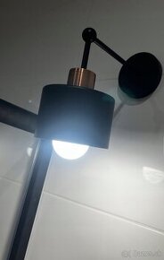 Nástenná lampa Loft black