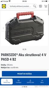 Parkside aku srobovak